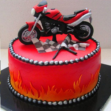 Торт красный мотоцикл купить - екатеринбург.сладкоежкин.рф