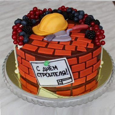 Торт подарок строителю купить - екатеринбург.сладкоежкин.рф